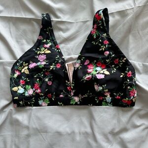 Silk Floral Victoria Secret Bralette